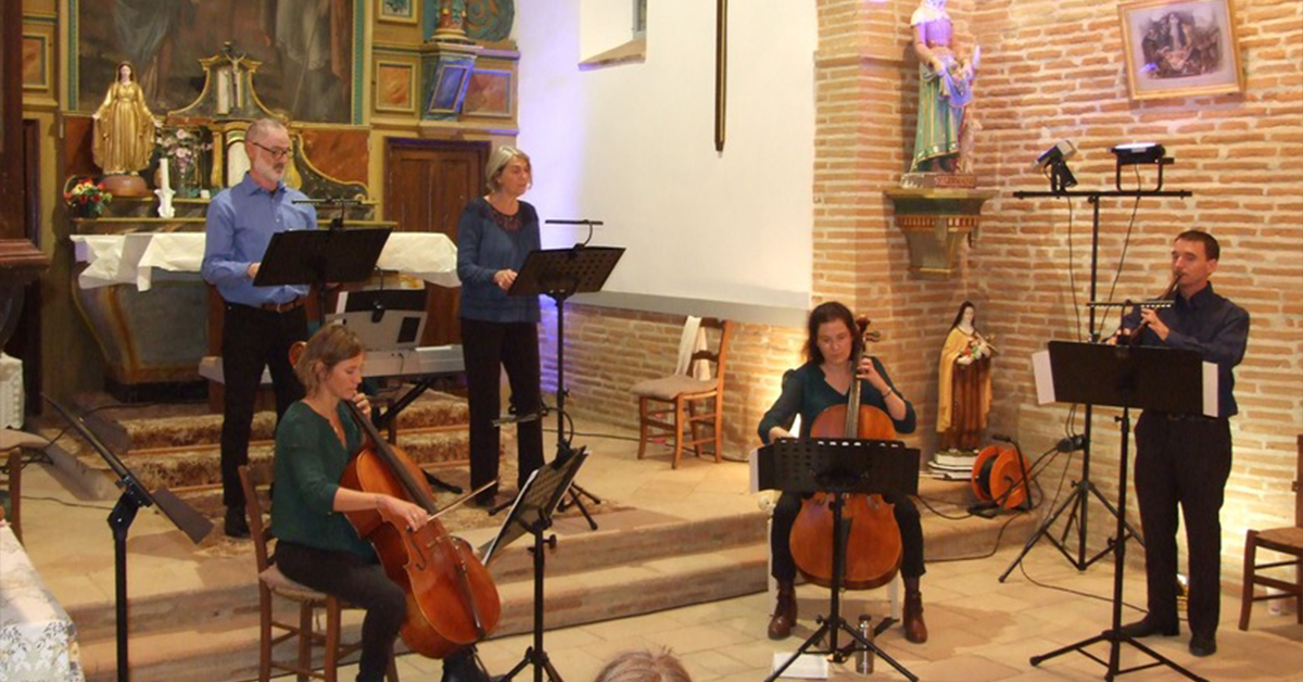 Concert musique baroque à la Chapelle St Catherine au Port d’Auvillar